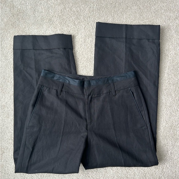 Comptoir des cotonniers  linen wide leg ankle pant - Picture 1 of 12